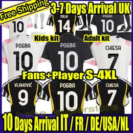 S-4XL 23 24 VLAHOVIC CHIESA voetbalshirts 2023 2024 MILIK juventus POGBA heren kinderset BONUCCI voetbalshirts DI MARIA uniform Kostic Fagioli Danilo maglie da calcio