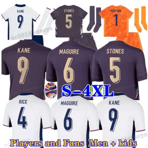 S-4XL 24 25 Engelse Euro Cup voetbalshirts KANE STERLING GREALISH RASHFORD MOUNT BELLINGHAM SAKA TRIPPIER Nationaal team Voetbal Dames Heren Kinderen Volledige tenues