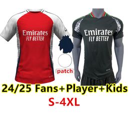 S-4XL 24 25 G.JESUS Jerseys de football Rice Smith Rowe Saka Fans J.TIMBER MARTINELLI RUSSO 2024 CHAMT FOOTBAL