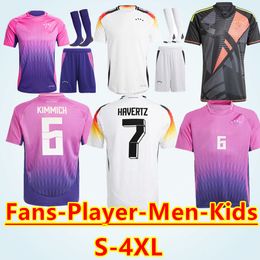 S-4XL 24 25 HAVERTZ BRANDT SANE Soccer Jersey 2024 Alemania Equipo nacional Camiseta de fútbol 2025 Hombres MUJERES Kit para niños Set Fans Player GNABRY MULLER HOFMANN KIMMICH