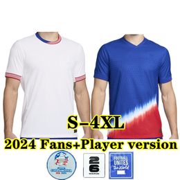 S-4XL 24 25 PULISIC MCKENNIE Football Jersey ERTZ ALTIDORE PRESS WOOD MORGAN LLOYD 2024 2025 America Football Shirt États-Unis Camisetas USA USMNT fans joueur