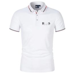 S-4xl Best Vender Nouveau polo Men Men Short Shirts Casual Shirts Solid Classic T-shirt