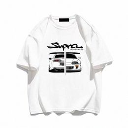 S-4XL Envío gratis Japonés Anime Car Print Cott Hombres Camisetas Verano Manga corta Gráfico Mujeres Fi Streetwear Camisetas f7wg #