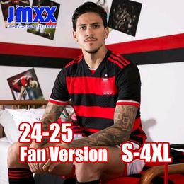 S-4XL JMXX 24-25 Flamengo Soccer Jerseys Home Away Third Special Mens Uniforms Jersey Man Camisa de fútbol 2024 2025 Versión de fanáticos