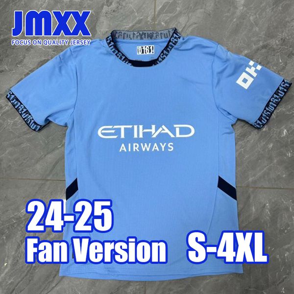 S-4XL JMXX 24-25 MC Soccer Jerseys City Home Away Third Special Mens Uniforms Jersey Man Football Shirt 2024 2025 Version du fan