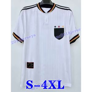 S-4XL KLINSMANN 1996 Maillot de football rétro allemand Matthias Littbarski BALLACK Maillot domicile KALKBRENNER JERSEY 1996 1998 Maillot de football