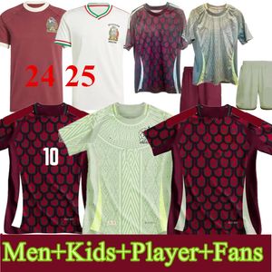 S-4XL Mexico 24 25 Copa America RAUL CHICHARITO Voetbalshirts DOS SANTOS 2024 2025 voetbalshirt Heren/kinderen kit MEXICAANSE uniform