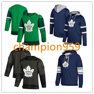 S-4XL Nieuwe Pats Patricks Day Hockey Jersey Maple Leafs Tyler Bertuzzi Mitchell Marner Max Domi John Tavares Toronto Ryan Reaves John Klingberg Toronto Hoodie