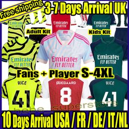 S-4XL SAKA Jerseys de fútbol G. JESÚS ODEGAARD ARROZ HAVERTZ 23 24 Artilleros MARTINELLI SMITH ROWE NKETIAH ZINCHENKO SALIBA TROSSARD Camiseta de fútbol Hombres Niños Conjuntos Kit infantil