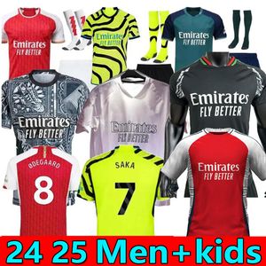 16-4xl Smith Rowe Rice Soccer Jerseys J.timber Whiteout Saliba Gunners 24 25 Martinelli G. Jesus 2024 Jersey Saka Havertz Zinchenko Camisa de fútbol Odeegaard Men arriba