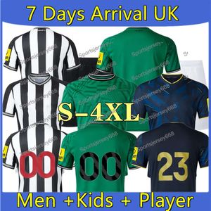 S-4XL Maillot de football Bois Nufc 23 24 G. Sheey Almiron Wilsonaway Noir Trippier Football Chemise Maximin Hommes Kit Enfants Maillot de football