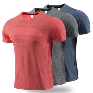 S-4XLTRAIN-oefening T-shirts Snel droge ademende zomer gym workout korte mouw shirt rennende crossfit fitness tops 240415