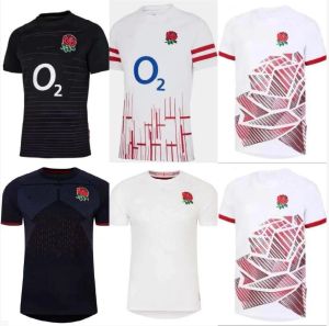 S-5xl 2023 2024 Maillots de Rugby Angleterre pour Hommes 23/24 Polo Haut en Jersey pour Hommes