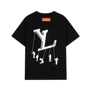 S-5XL camisetas de diseñador camisetas para hombre camisa de hombre verano casual cuello redondo manga corta impresión de letras moda pareja misma ropa
