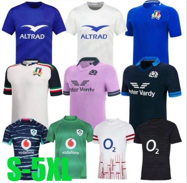 S-5XL2022 2023 Maillot de rugby Irlande 22 23 Ecosse Anglais Angleterre du Sud Royaume-Uni Africain XV de Français Italie à domicile ITALIA ALTERNATE Africa rugby shirt Hommes Femmes