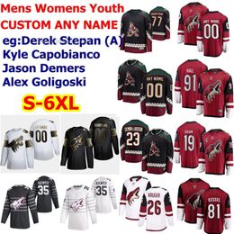 S-6XL All Star Arizona Coyote Hockey Maillots 13 Vinnie Hinostroza Oesterle 67 Lawson Crouse Kyle Capobianco Carl Soderberg Personnalisé Ed 8437