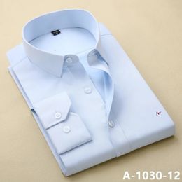 s-7xl Plus Reserva Katoenen overhemden voor heren Casual overhemden Heren Regular Pocket Fit Button Up Work Herenoverhemden 240124