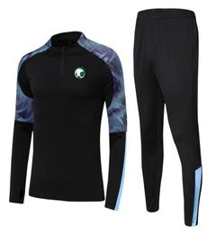 S-Arabië nationaal Kindermaat 4XS tot XS Hardlooptrainingspakken Sets Heren Outdoor Voetbalpakken Thuistenues Jassen Broek Sportkleding Hik1983860