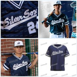 Reno Aces introduceert Silver Sox Alternate Jersey AANGEPASTE ELKE NAAM ELK NUMMER