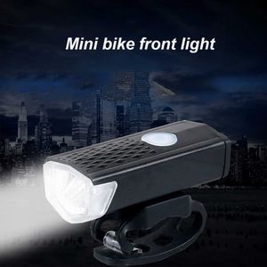 S Bicycle LED USB -oplaadbare set MTB Cycling Safety WAARSCHUWING LICHT WATERDE DRUIDE FIET BIKE LAMP Zaklamp deel 0202