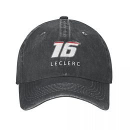 s Charles Leclerc Signature Graphic Dark Cap Cappello da cowboy cappello vintage uomo cappelli da golf di lusso 230322