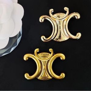 S Design classique broches mode femmes or cristal broche costume broche bijoux vêtements décoration haute qualité accessoires 20 style