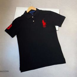 S designer tops polo mens Paul tshirts Big Horse America RL broderie féminin 3 T-shirts Polos Polos Summer Casual Short Sleeve