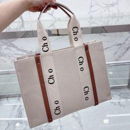 s designers sacs sac fourre-tout designer sac à main femelles grandes toiles décontractées borse 45-37-26 cm