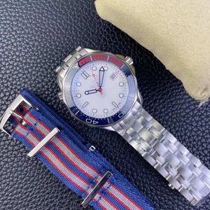 S DIVE WATCHES 007 8800 Bewegingsgrootte 42 mm keramische bezel 300m saffier kristalglas van fijn staal super lichtgevend waterdicht