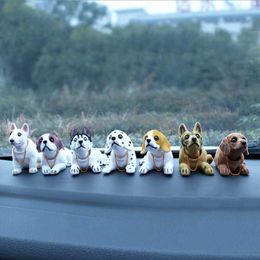 S Dog Car Interior Dashboard Ornament Fashion Funny Cute Home Decoration Auto Accessories No Base AA230407