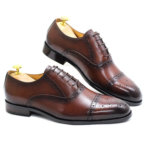 s robe hommes authentique cuir veau de capuche toe oxfords oxfords lace up italien wedding business chaussures formelles pour dre calfkin oxd bune chaussure