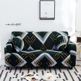 S-EMIGA sofá protector cubiertas de sofá impresa para sala de estar elástica slip-slip-since sofá cubiertas 1/2/3/4-plazas