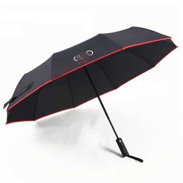 S Voor BUDI A3 A4 A5 A6 A7 A8 Q3 Q5 Q7 Q8 Windbestendig Volautomatische Regen Gift Parasol Reizen Auto Paraplu 0928219e