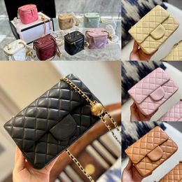 S Handtas Crossbody Designer Tassen CC Bag Mini Black Pink Tassen Gold Hardware Portes Woman Sling Classic Flap Wallet Cross Body Woc Small Messenger Bag