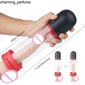 S-handte vibrator mannelijk geslachtsspeelgoed elektrische penis vergroting stofzuiger penispomp automatische mannelijke masturbator voor man luchtpomp