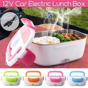 S Fiambreras con calefacción, calentador eléctrico portátil, fiambrera con enchufe para coche, contenedor de almacenamiento de alimentos Bento, calentador, contenedor de comida Ben T258y