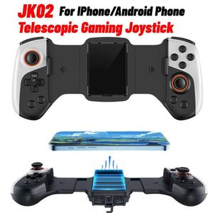 S Joysticks JK02 Intrekbare game Joystick 2-in-1 Wireless Mobile Game Controller Type-C Semiconductor Hot Water Tank Game Board J240507