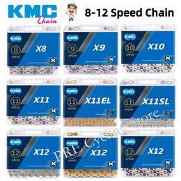 S KMC X8 X9 X10 X11 X12 ROAD MTB Fiets 8 9 10 11 12 Snelheid Originele fietsketen 116 118 126 Links Connector voor Shimano 0210