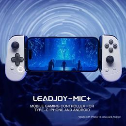 S Leadjoy M1C + Mobile Game Board Game Controller adapté à l'iPhone 15 Android 3DS Simulator Cloud Games avec Hall Effect Joystick J240507