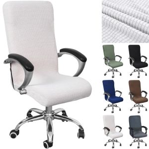 S/m/l tamaño de silla de silla de spandex size cubierta de la computadora anti-pelusa de la computadora cubierta de silla de oficina removible para el hotel doméstico