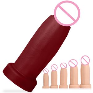 S/M/L/XL/XXL Enorme Plug Anal Dildo Brinquedos Sensuais Para Mulheres/Homens Masturbadores de Punho Dildos de Bumbum Grande Adultos 18