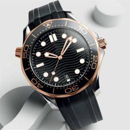 S Mens Watches for Men Professional Sea Diver Watch Automatische beweging 42 mm keramische bezel master waterdichte horloges333b