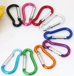S mini bouton multi-outils en aluminium mousqueton porte-clés Durable camping randonnée mousqueton porte-clés mousqueton crochets