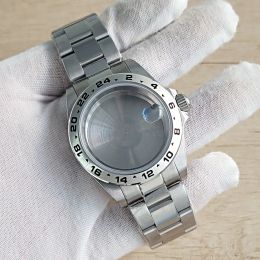 Accessoires de montre modifiés en S, coque fantôme d'eau ancienne en acier fin 39MM avec verre saphir, adapté au mouvement NH35/36/4R