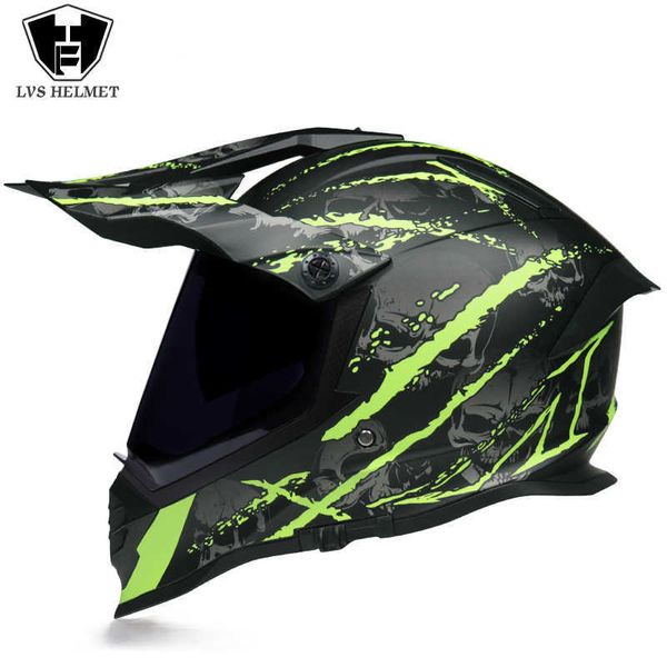 s Motocicleta ATV Dirt Bike Downhill Cross Capacete Da Motocicleta Cascos Motocross Off Road Casco con lente DOT 0105