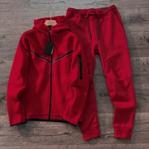 S NK Tech Mens Sports broek Hoodies Ke Fleece Shorts Designer Haped Jackets Space Katoenbroek Dimens Dikke lagen Bodems