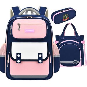 s Nylon student waterdichte kinderrugzak jongens en meisjes basisschool rugzak multifunctionele orthodontische kinderrugzak Mochila tas 230719