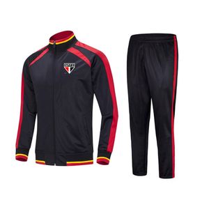 Sao Paulo FC – survêtement pour hommes et enfants, taille 22 # à 3XL, costume de sport de plein air, veste à manches longues, costume de sport de loisirs