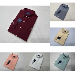 S Polo manches longues décontracté hommes printemps et automne affaires coton Oxford sans fer mince Paul chemise formelle de haute qualité leeve pring lim hirt 5511ess