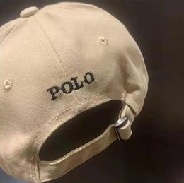 S Polos Baseball Rl Cap Classic Khaki Nubuck Sports ajustés Small Pony Pony Broidered Bear Unisexe Outdoor